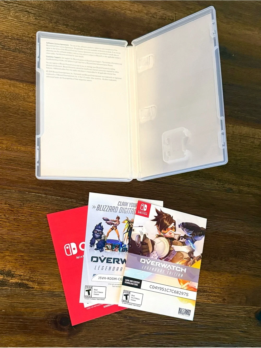 Overwatch Legendary Edition Nintendo Switch CASE BOX ONLY - NO GAME Rare Retro